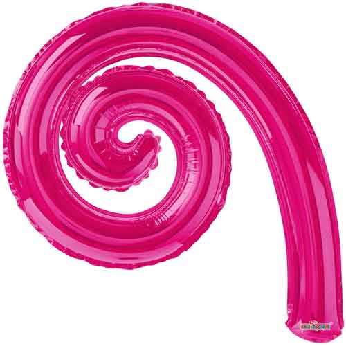 14" Asst. Kurly Spiral Foil Balloons