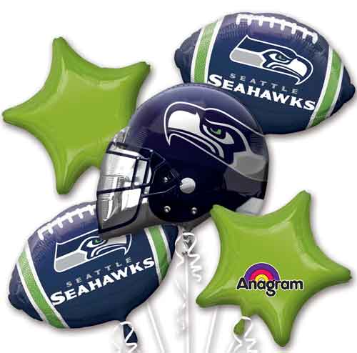 Seattle Seahawks Balloon Bouquet