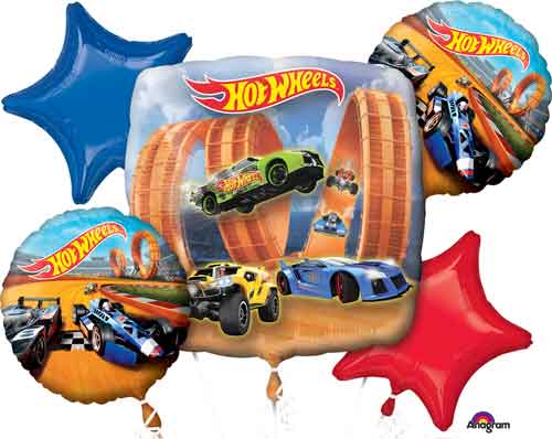 Hot Wheels Balloon Bouquet