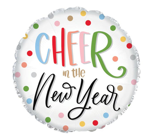 17" Cheers New Year Balloon