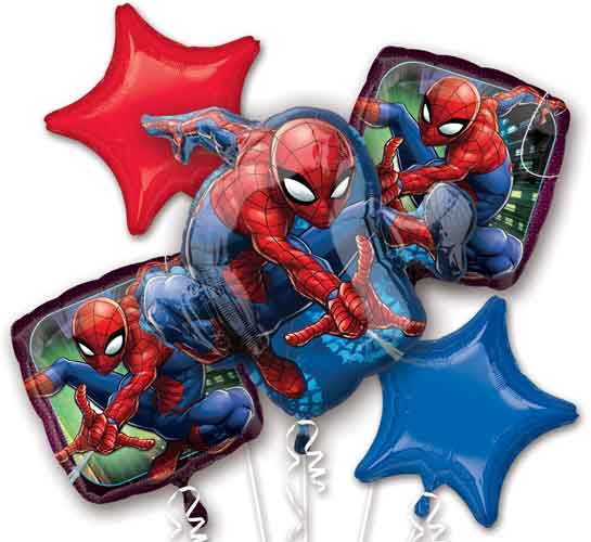 Spiderman Balloon Bouquet