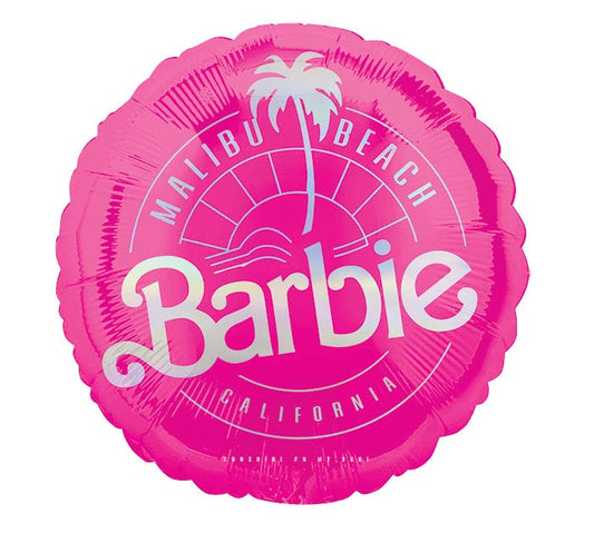 17" Barbie Malibu Foil Balloon