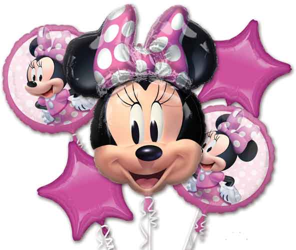 Minnie Mouse Balloon Bouquet