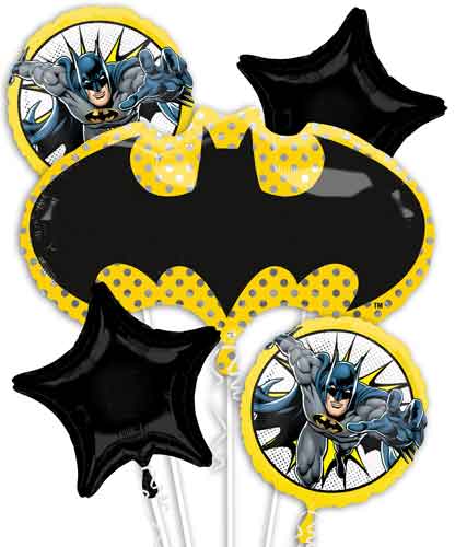 Batman Comic Balloon Bouquet