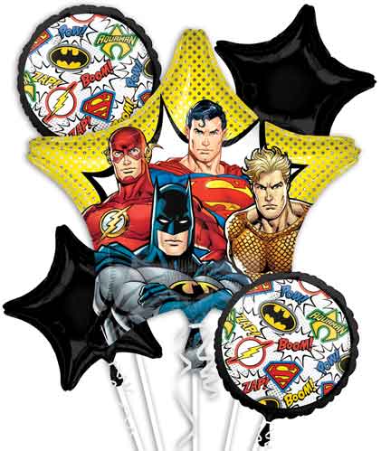 Justice League Balloon Bouquet