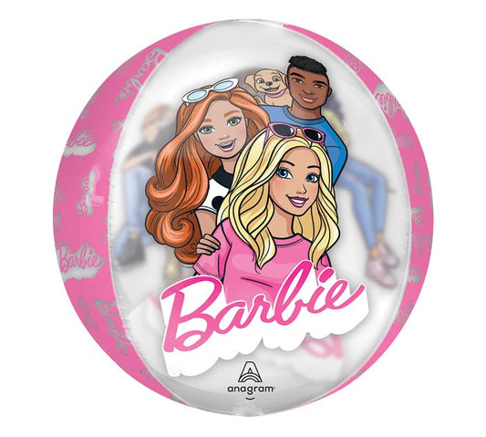 16" Barbie Orbz Clear Foil Balloon