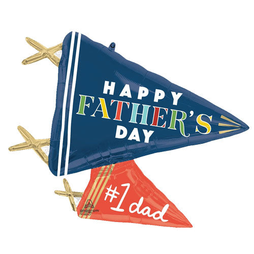 28" Varsity Dad Pennants Balloon