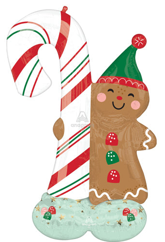 51" Christmas Gingerbread Balloon