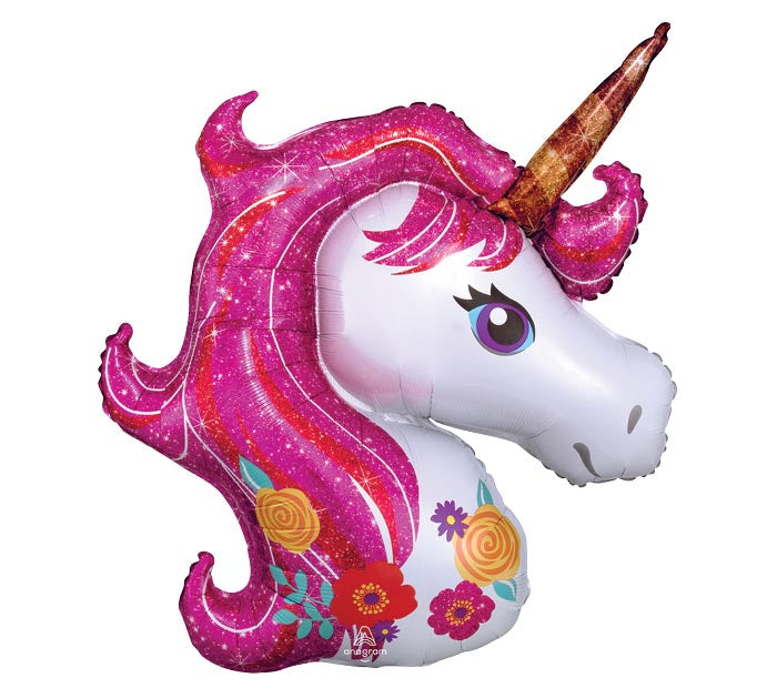 33” Magical Unicorn Foil Balloon