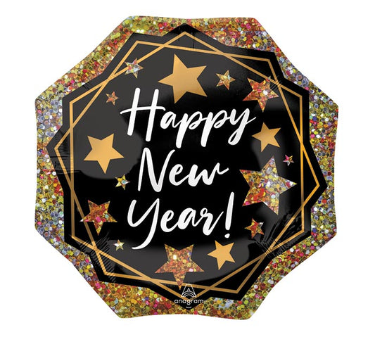 22" New Year Sparkle Balloon