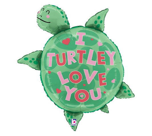 29" Turtley Love Balloon