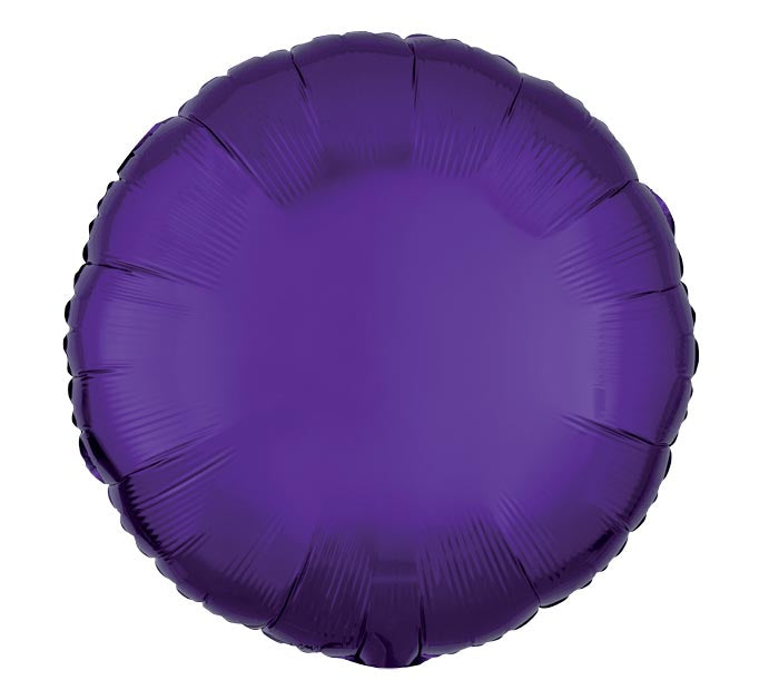 18" Assort. Metallic Round Balloon