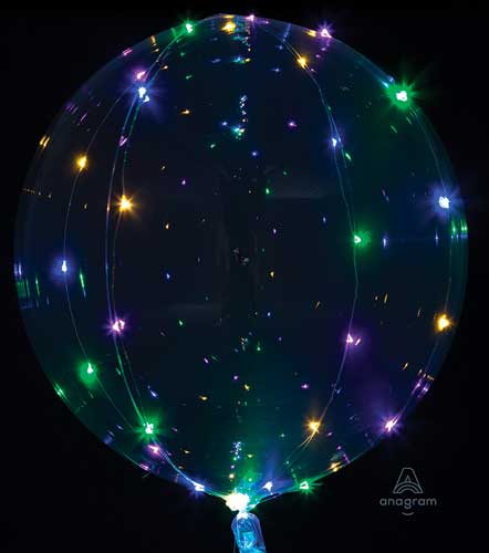 18" Color Light Clear Balloon