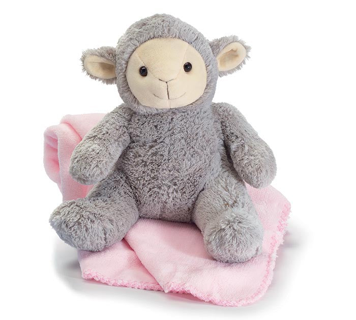 Lamb Plush Pink Blanket