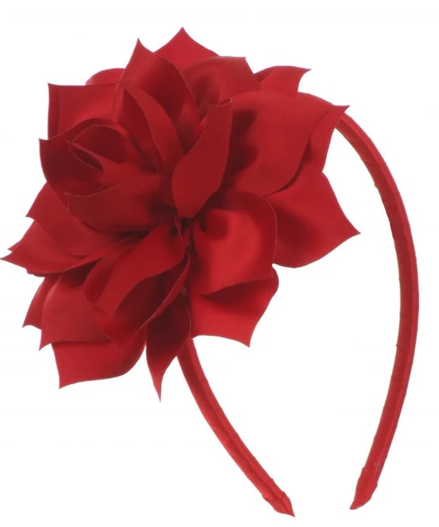 Large Flower Satin Headband