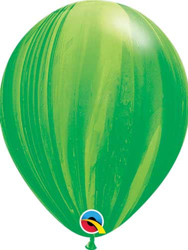 11” Green Superagate Balloon