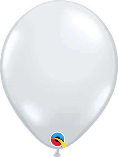 11" Diamond Clear Latex Balloon