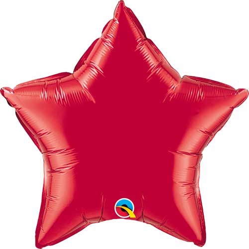 4" Assort Star Foil Balloon