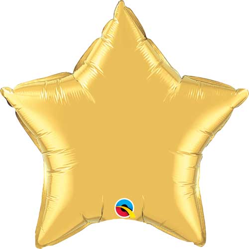 4" Assort Star Foil Balloon