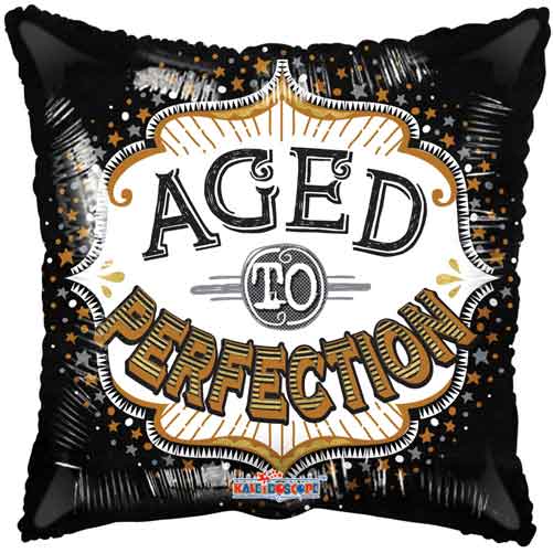 18" Aged Perfection Foil Balloon