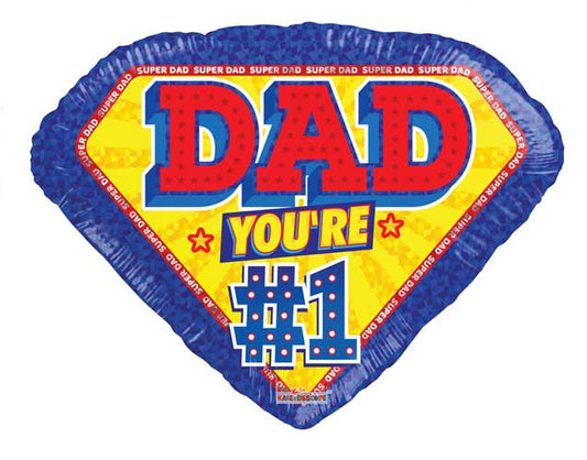18" Dad #1 Balloon