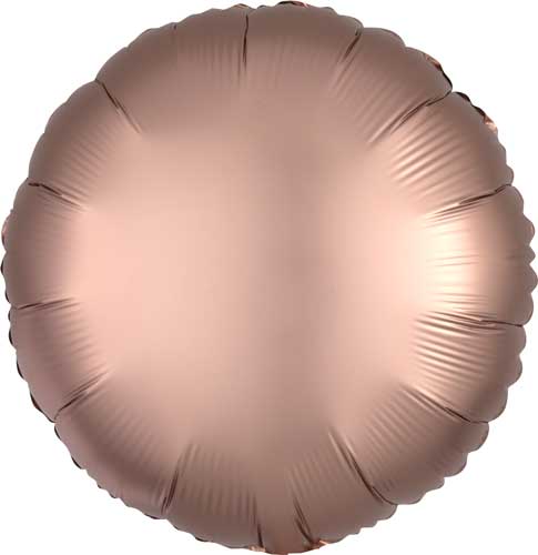 17" Rose Copper Satin Balloon