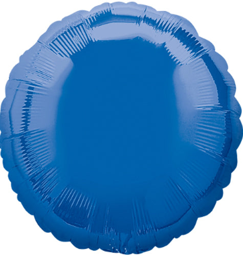 18" Dark Blue Foil Balloon