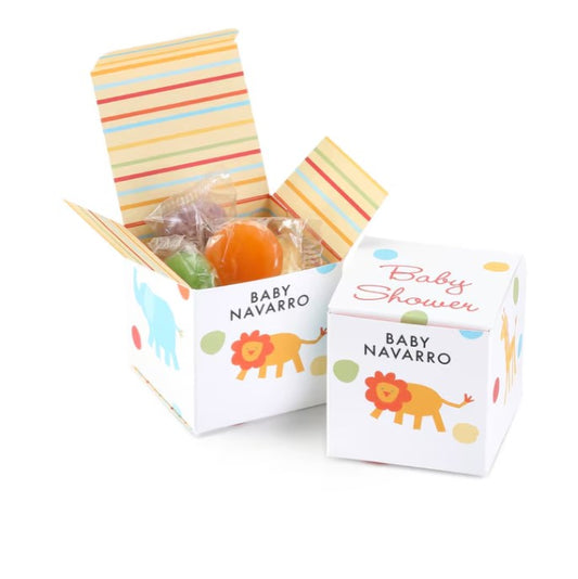 Jungle Baby Shower Personalized Favor Boxes