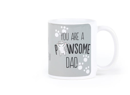 Pawsome Cat Dad Mug