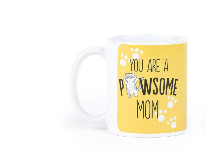 Pawsome Cat Mom Mug