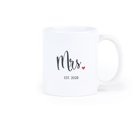 Mrs Love Personalized Mug