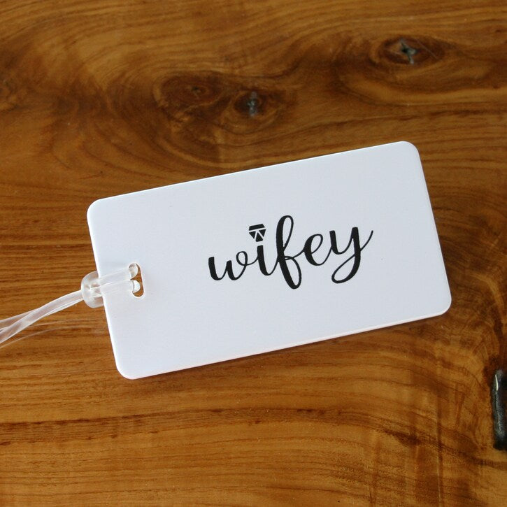 Wifey Luggage Tag