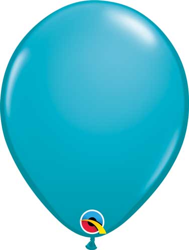 11" Tropical Teal Latex Balloon