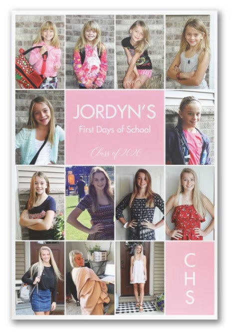 First Days of School Poster