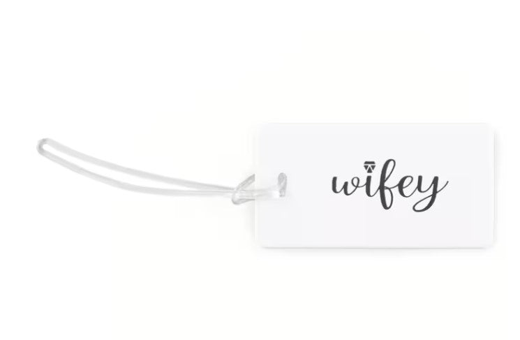 Wifey Luggage Tag