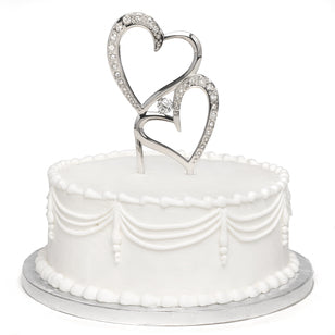 Sparkling Hearts Cake Pick