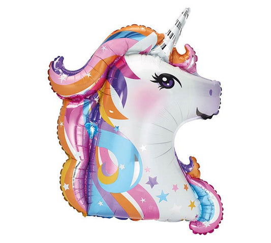 36” Unicorn Head Foil Balloon