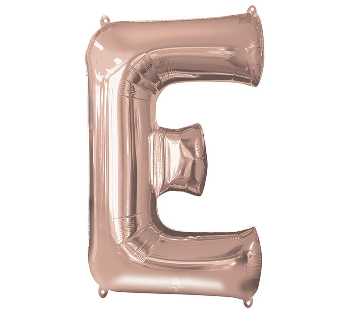 Assorted Pkg Letter Rose Gold Foil Balloon, [Premier Gifts and Balloons], Balloons, Premier Gifts 'n Balloons