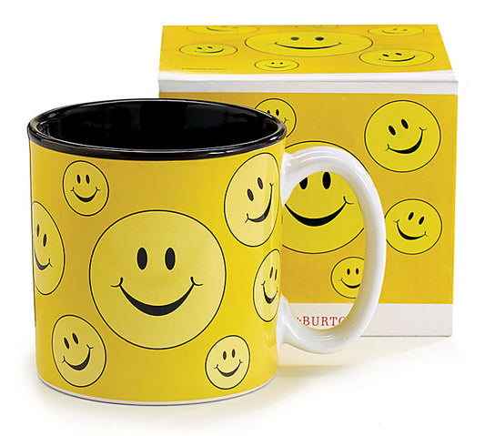 Smiley Face Yellow Mug