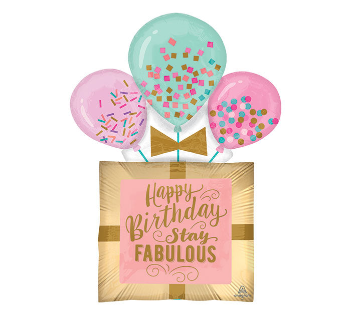 32” HBD Fab Foil Balloon