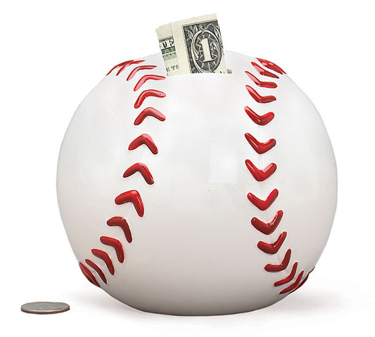 Baseball Bank, [Premier Gifts and Balloons], Ceramic Gifts, Premier Gifts 'n Balloons