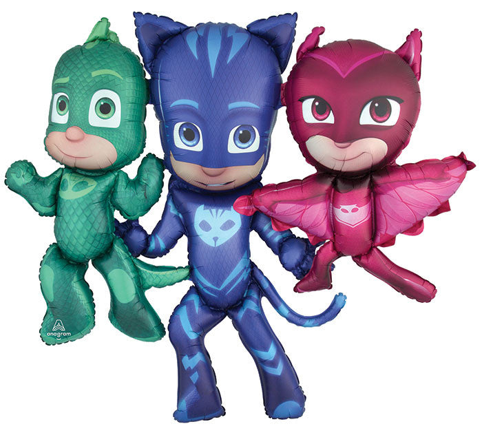 57" Pkg PJ Masks Airwalker Balloon, [Premier Gifts and Balloons], Balloons, Premier Gifts 'n Balloons