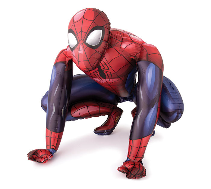 36" Pkg Spider-Man Airwalker Balloon, [Premier Gifts and Balloons], Balloons, Premier Gifts 'n Balloons