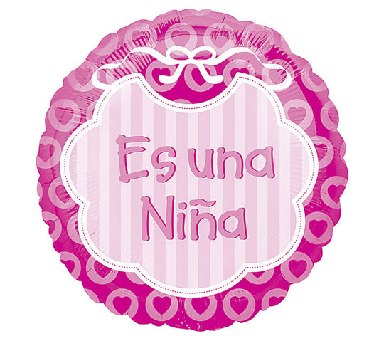 18" Spanish Baby Girl Balloon, [Premier Gifts and Balloons], Balloons, Premier Gifts 'n Balloons