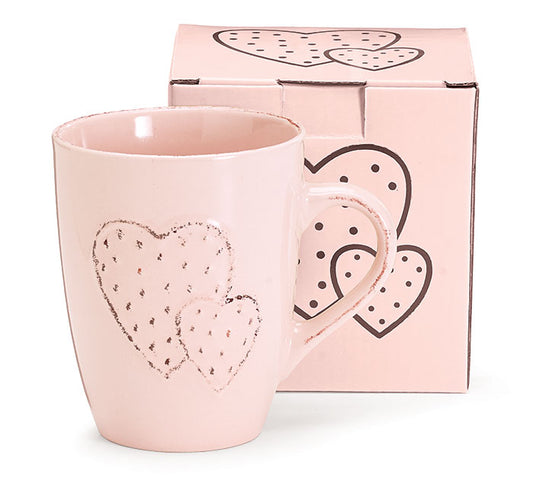 Pink Heart Mug